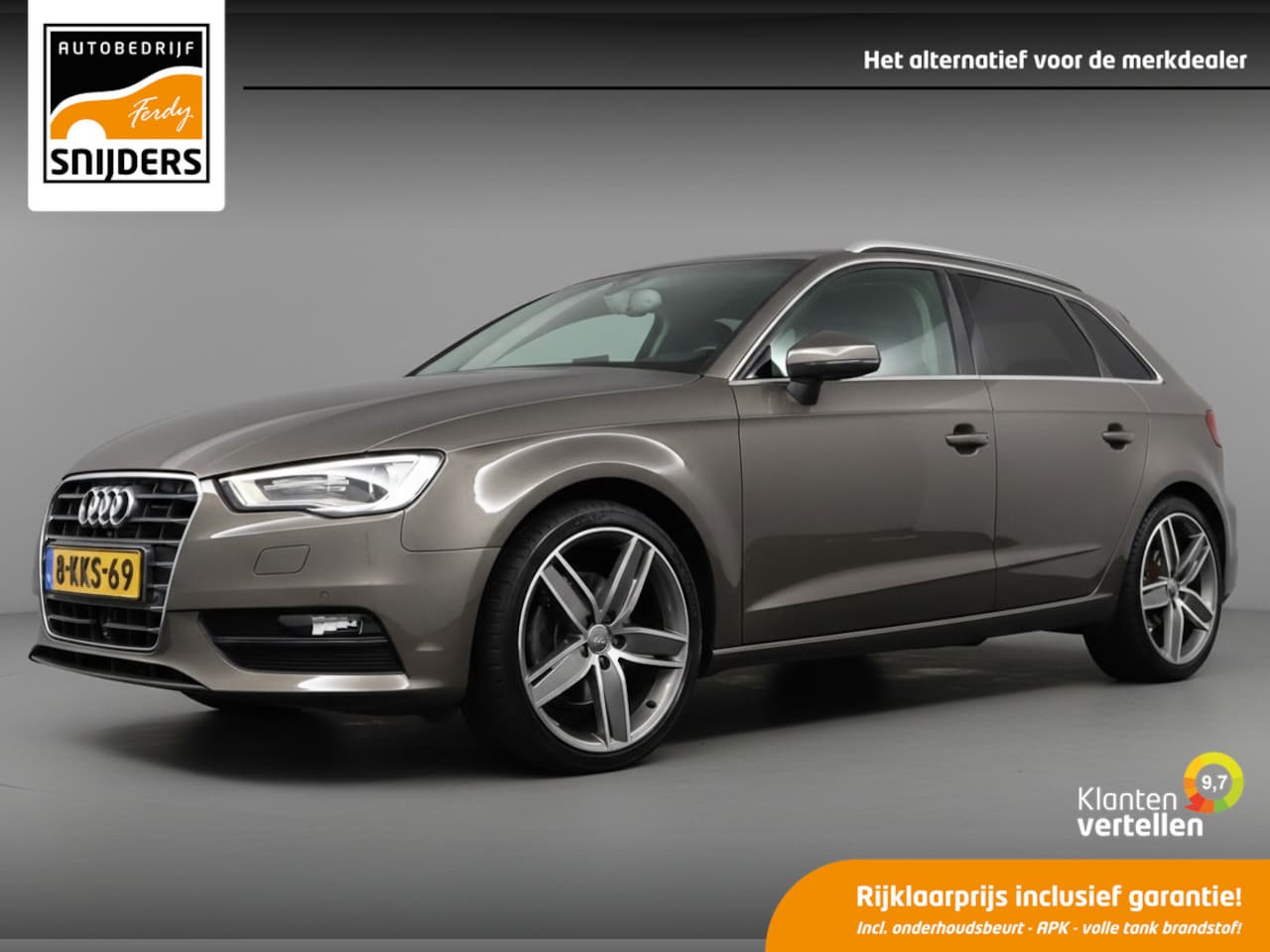 Audi A3 Sportback - 1.8 TFSI Ambition Pro Line plus | Navi | Bi-Xenon | Cruise Control - RIJKLAAR + BOVAG GARA - AutoWereld.nl