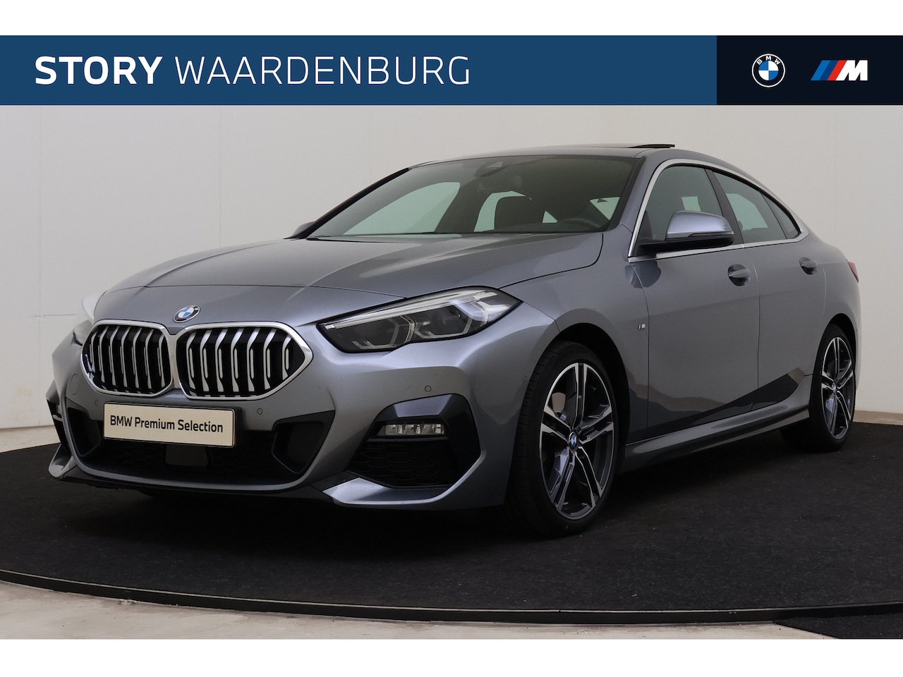 BMW 2-serie Gran Coupé - 218i High Executive M Sport Automaat / Panoramadak / Sportstoelen / Laserlight / Achteruit - AutoWereld.nl