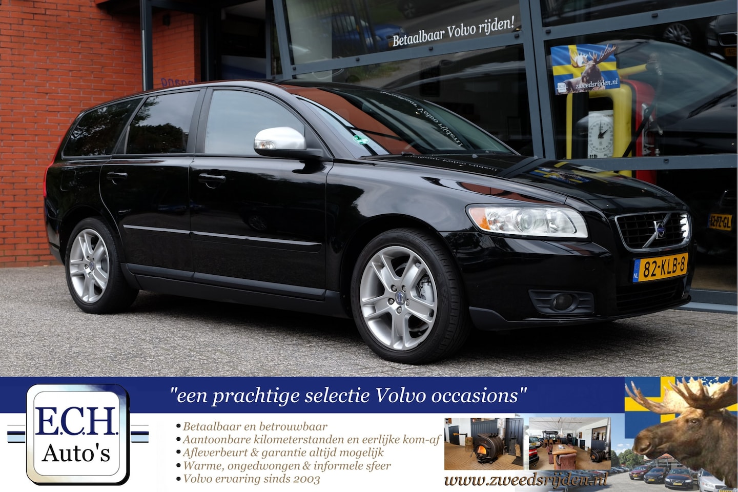 Volvo V50 - 2.0 2.0 145 pk, 17 inch, Elektr. stoel, Navi, Bluetooth - AutoWereld.nl