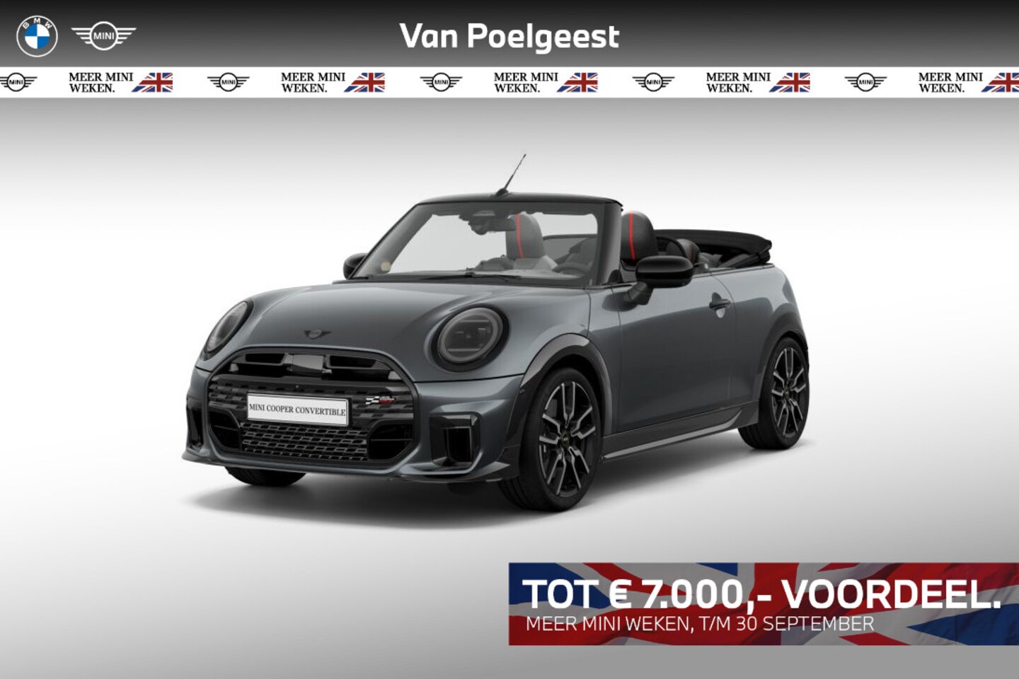 MINI Cabrio - Cooper 2.0 Cooper C John Cooper Works XL | 18 Inch JCW Lap Spoke 2-tone | Meer MINI Weken - AutoWereld.nl