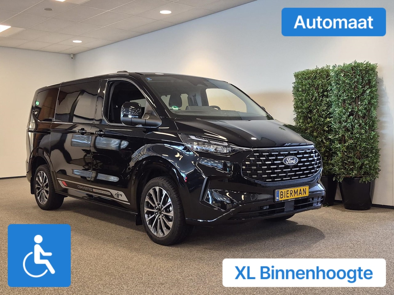 Ford Tourneo Custom - L1H1 Rolstoelbus Bodemverlaging XXL-ombouw (147cm) - AutoWereld.nl