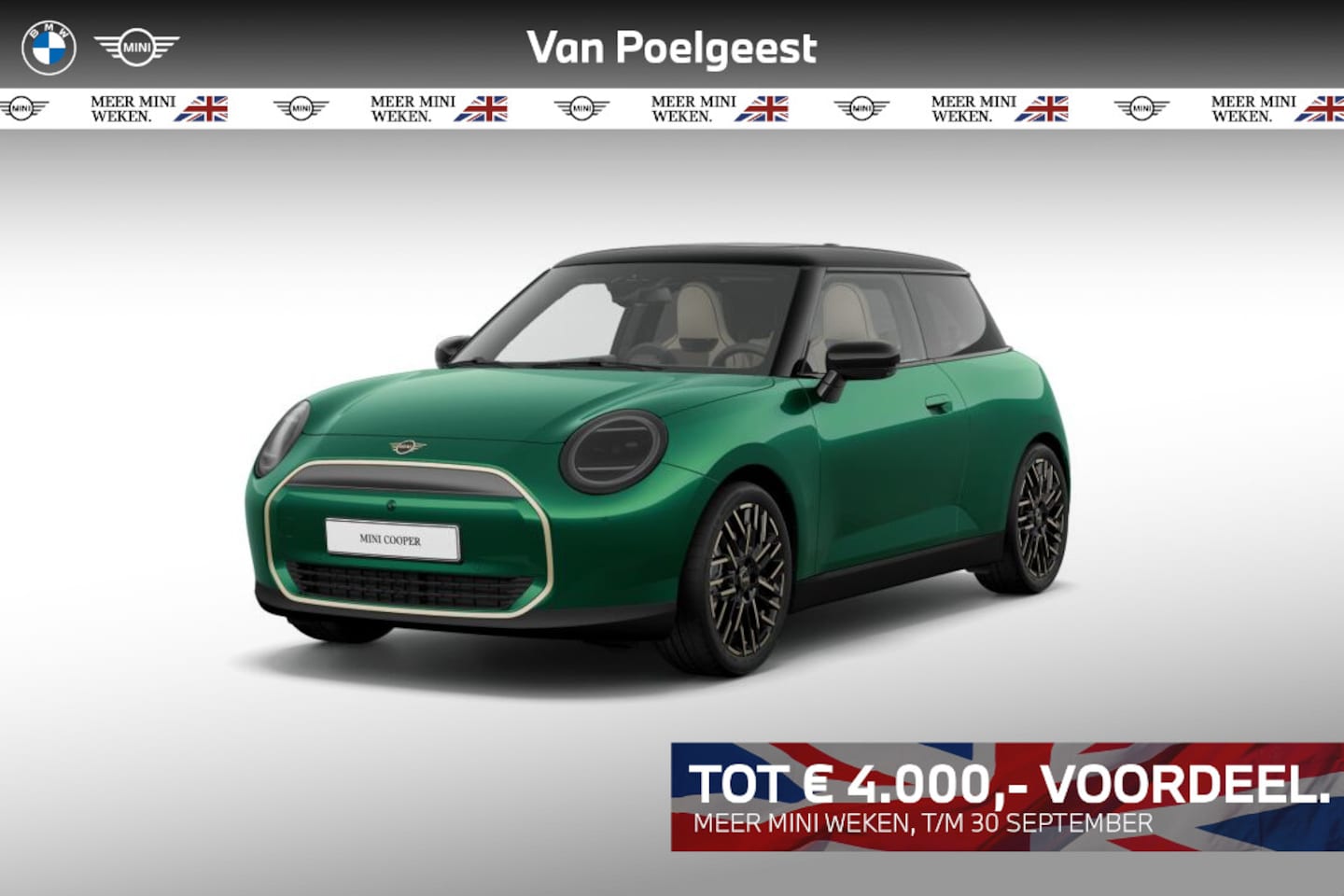 MINI Electric - Cooper 3-deurs Cooper E Favoured L 40.7 kWh | 18 Inch Night Flash Spoke 2-tone | Meer MINI - AutoWereld.nl