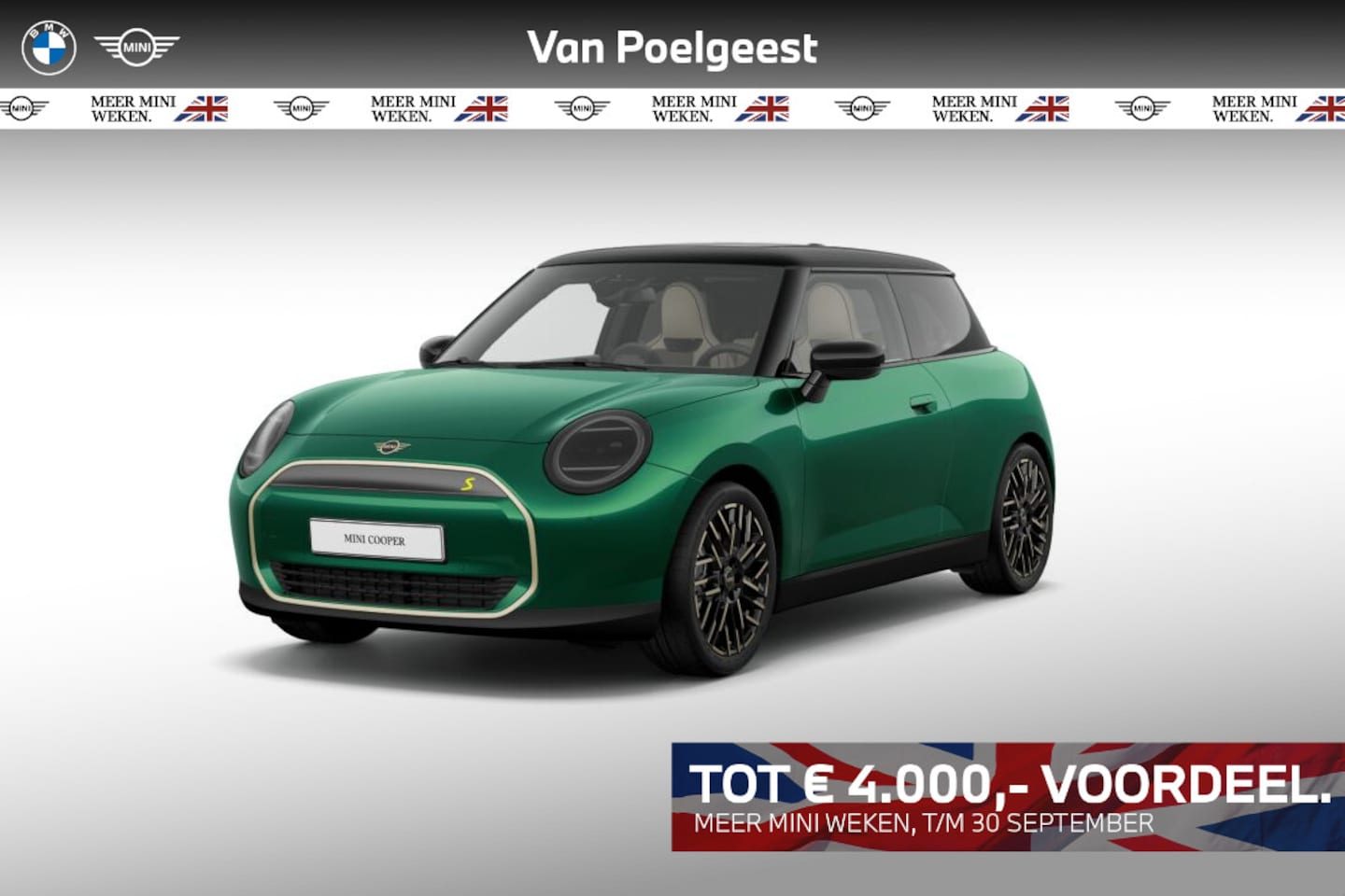 MINI Electric - Cooper 3-deurs Cooper SE Favoured M 54.2 kWh | 18 Inch Night Flash Spoke 2-tone | Meer MIN - AutoWereld.nl