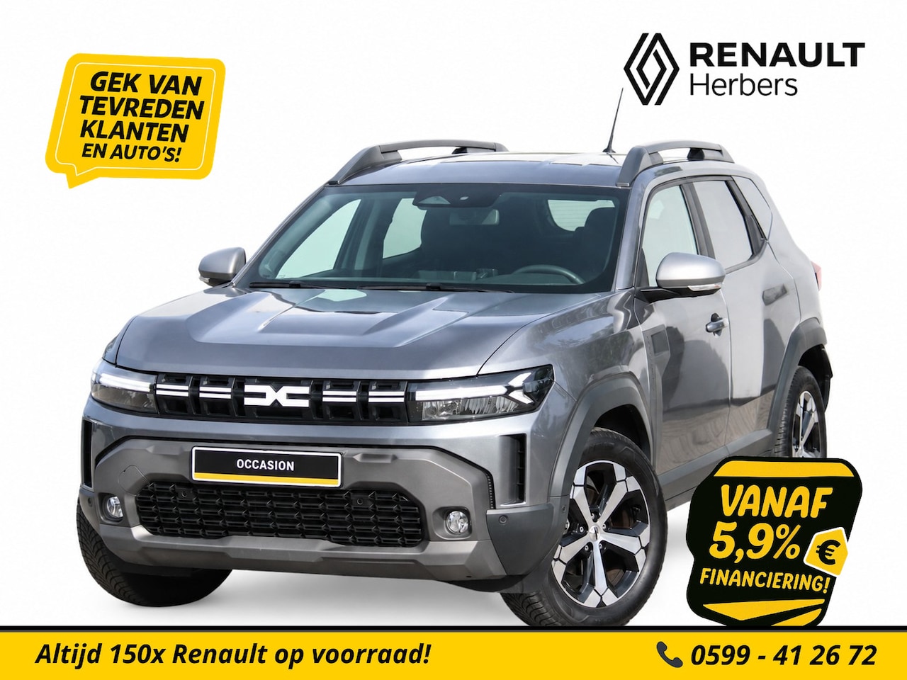 Dacia Duster - 1.6 Hybrid 140 Journey AUTOMAAT / NAVI / ALLE OPTIES - AutoWereld.nl