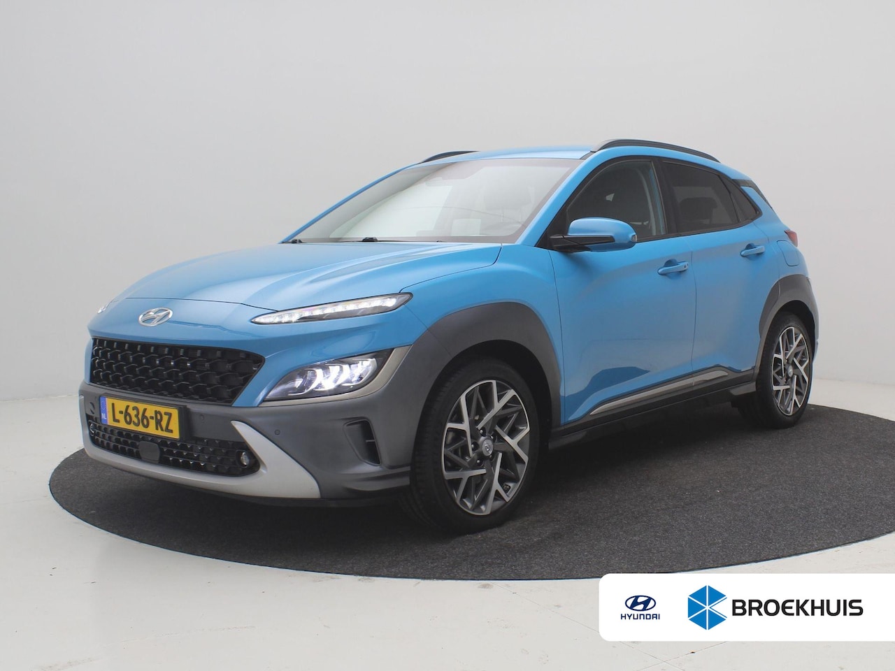 Hyundai Kona - 1.6 GDI HEV Premium/ Trekhaak / Lederen bekleding / 1ste Eigenaar / Dealer onderhouden / A - AutoWereld.nl