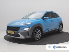 Hyundai Kona - 1.6 GDI HEV Premium/ Trekhaak / Lederen bekleding / 1ste Eigenaar / Dealer onderhouden / A