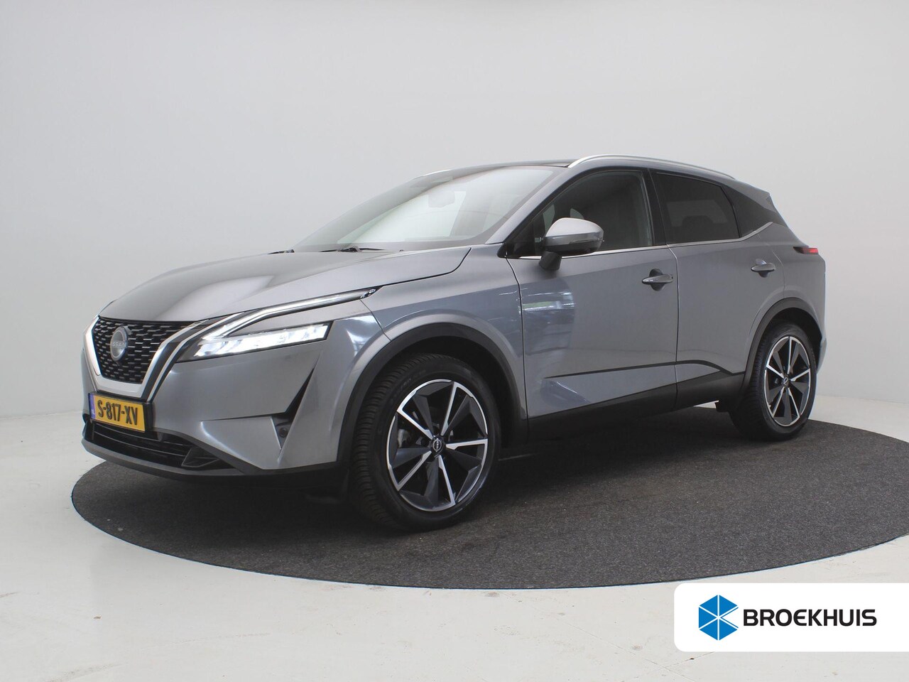 Nissan Qashqai - 1.3 MHEV Tekna / Panoramadak / All Seasonbanden / Trekhaak / 1400 Kg Trekgewicht / Lederen - AutoWereld.nl