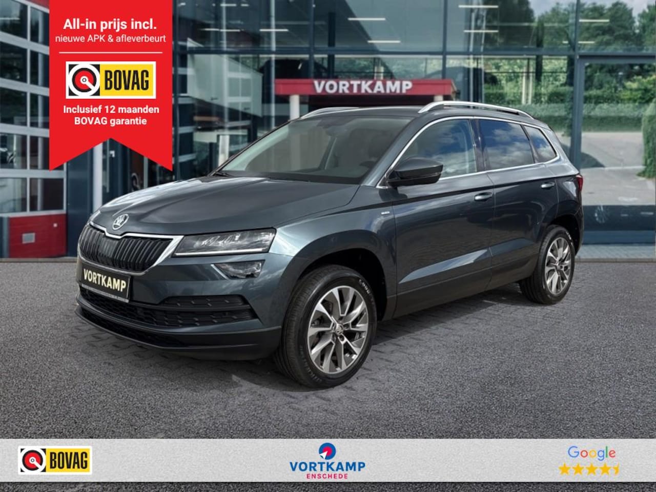 Skoda Karoq - 1.0 TSI CLEVER PDC/CRUISE/LED/STOELVERW-VOOR+ACHTER/CARPLAY - AutoWereld.nl