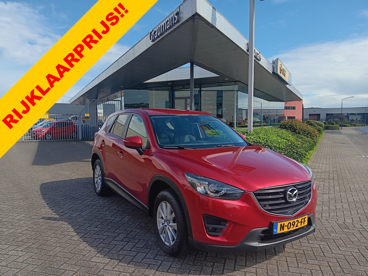Mazda CX-5 - 2.0 SkyActiv-G 160 SKYLEASE+ 4WD, AUTOMAAT, Leder, PDC, Navi, Trekhaak etc. incl. 12 MND B - AutoWereld.nl
