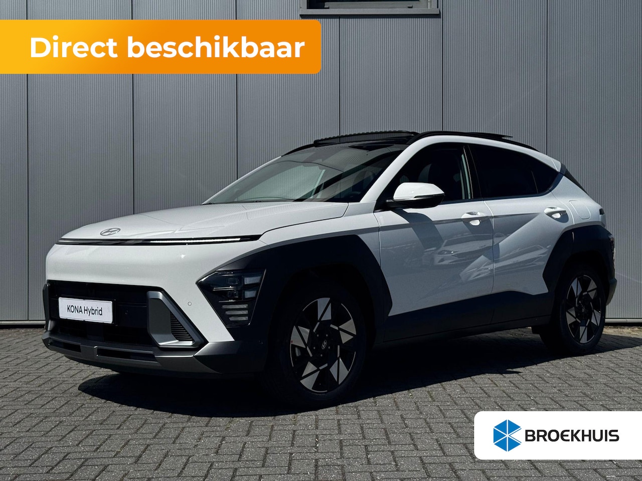 Hyundai Kona - 1.6 GDI HEV Premium Sky / 4500 Voordeel / Schuif- & Kanteldak / Stoelverkoeling / Stoelver - AutoWereld.nl