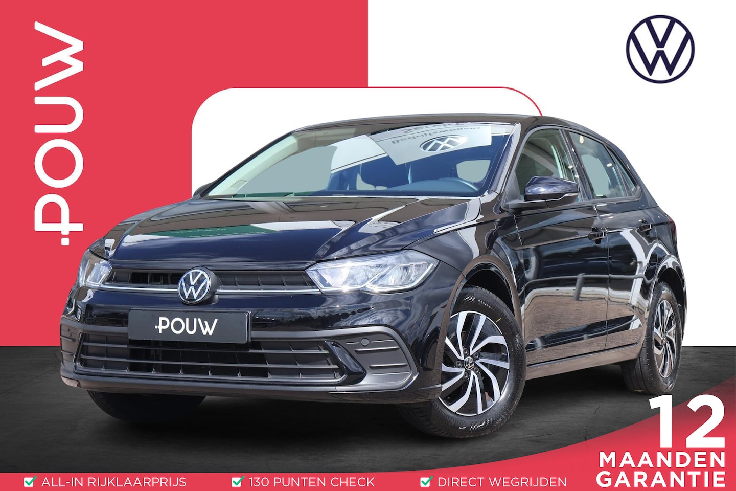 Volkswagen Polo - 1.0 TSI 95pk Life | Apple Carplay | Adaptive Cruise | DAB radio - AutoWereld.nl
