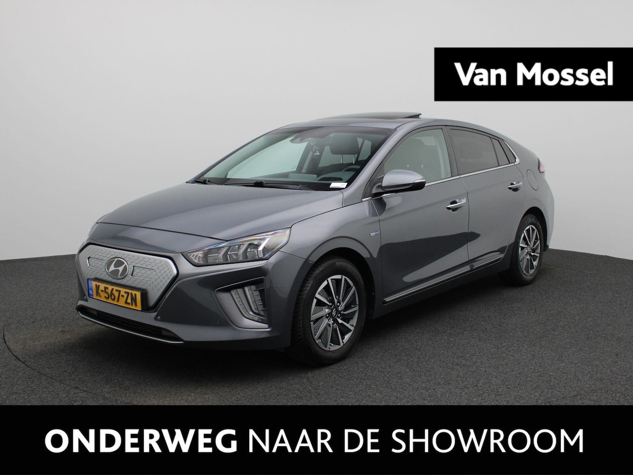 Hyundai IONIQ - Premium EV 38 kWh | LEER | SCHUIFDAK | CAMERA | STOEL-STUURWIELVERWARMING | STOELVERKOELIN - AutoWereld.nl
