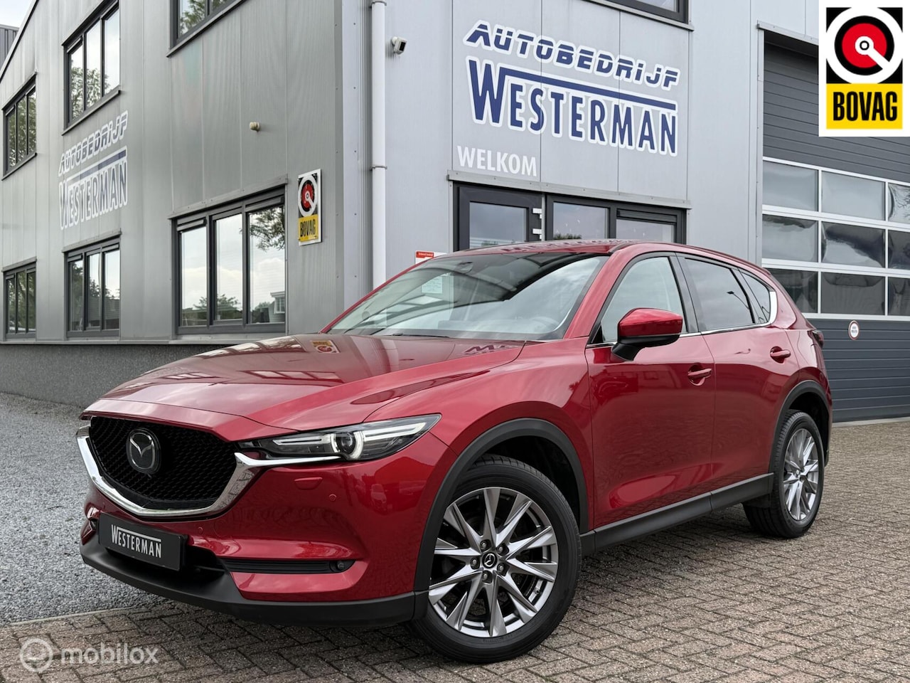 Mazda CX-5 - 2.0 SkyActiv-G 165 Luxury !! VOL !! Acc Leer Stoel-/stuur verw. Led Trekh. etc. - AutoWereld.nl