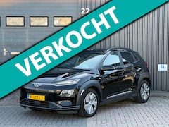 Hyundai Kona Electric - EV Limited 64 kWh|Fase 3|95% Soh|Cam|Leder|Head-Up|Dodehoek|Stoel Verkoeling+Verwarming