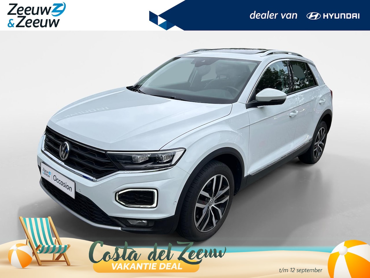 Volkswagen T-Roc - 1.5 TSI ZEER COMPLEET, O.A. LEDER, OPEN PANORAMADAK, A-CAMARA ETC! NU PREMIUMPAKKER GRATIS - AutoWereld.nl