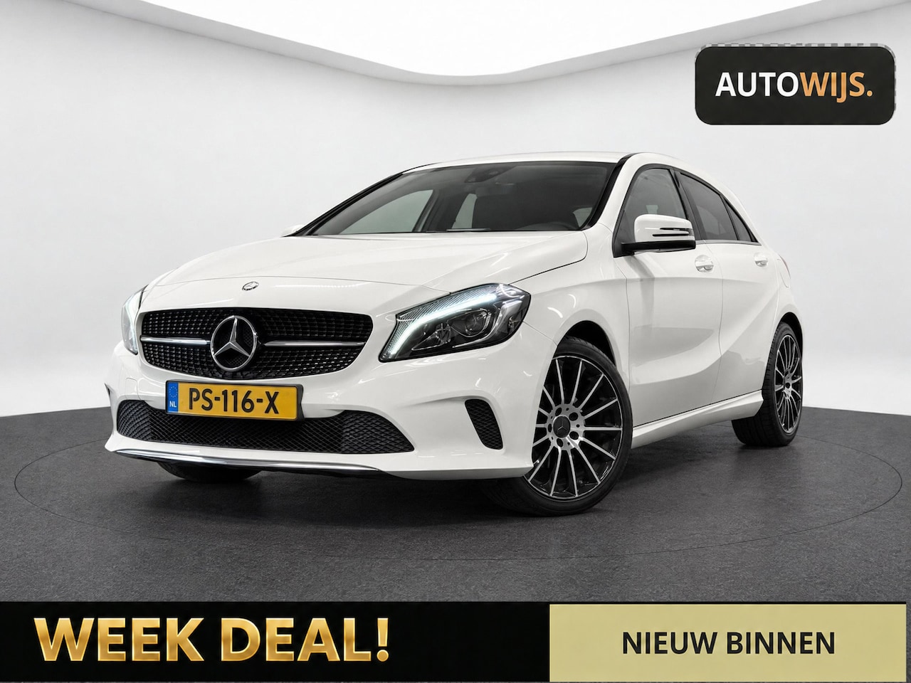 Mercedes-Benz A-klasse - 160 Business|CAMERA|LED|NAVI|STOELVERW|54DKM - AutoWereld.nl