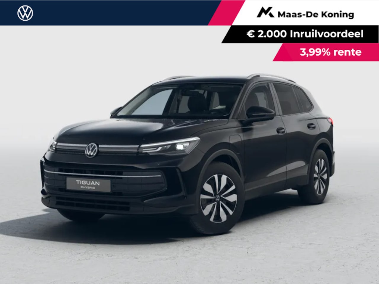 Volkswagen Tiguan - Limited Edition 1.5 eHybrid 204 PK 6 versn. DSG · Design Pakket Dark · Trekhaak inklapbaar - AutoWereld.nl