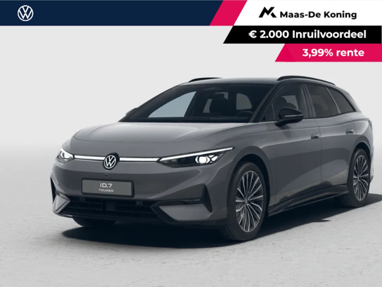Volkswagen ID.7 - Limited Edition Plus 77 kWh accu 286 PK · Achteruitrijcamera · Draadloze telefoonlader · - AutoWereld.nl