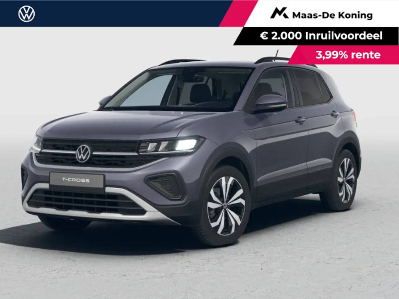 Volkswagen T-Cross - Life Edition 1.0 TSI 95 PK 5 versn. Hand · Comfort pakket · Parkeersensoren voor en achter - AutoWereld.nl