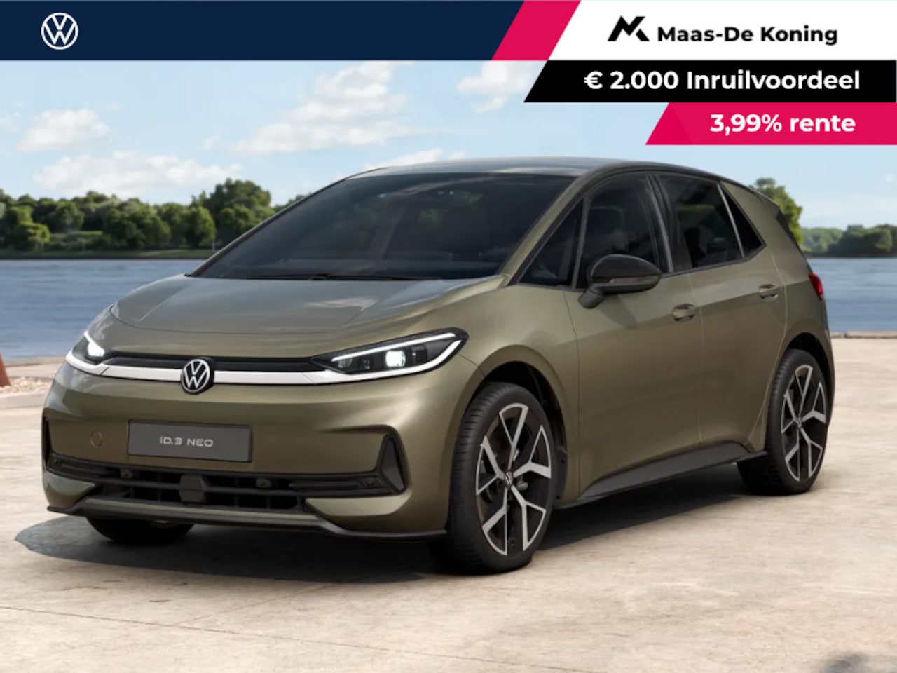 Volkswagen ID.3 Neo - Life 61 kWh accu 190 PK Elektr. aandrijving · Comfort Pakket · Zijruiten achter en achterr - AutoWereld.nl