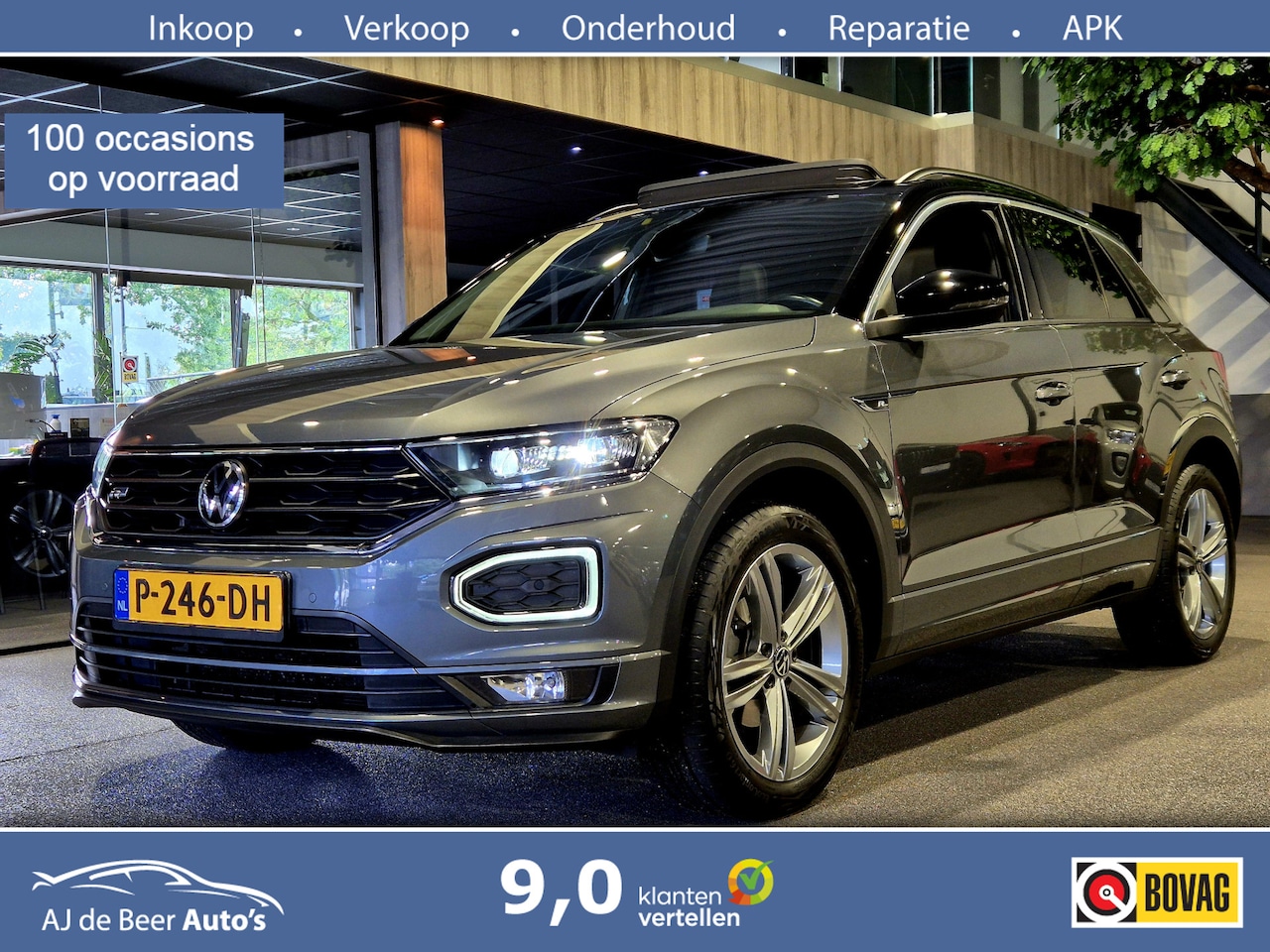 Volkswagen T-Roc - 1.5 TSI Sport Business R Panorama | Camera | LED | Trekhaak | Zeer nette auto - AutoWereld.nl