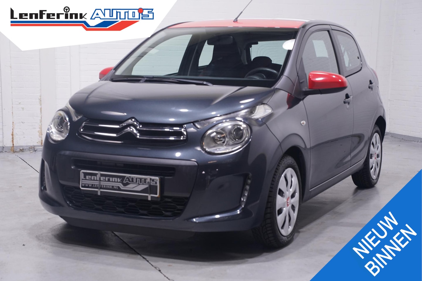 Citroën C1 - 1.2 PureTech Shine airco bleutooth stuurbediening stoelverwarming 4-seizoen-banden cruise- - AutoWereld.nl