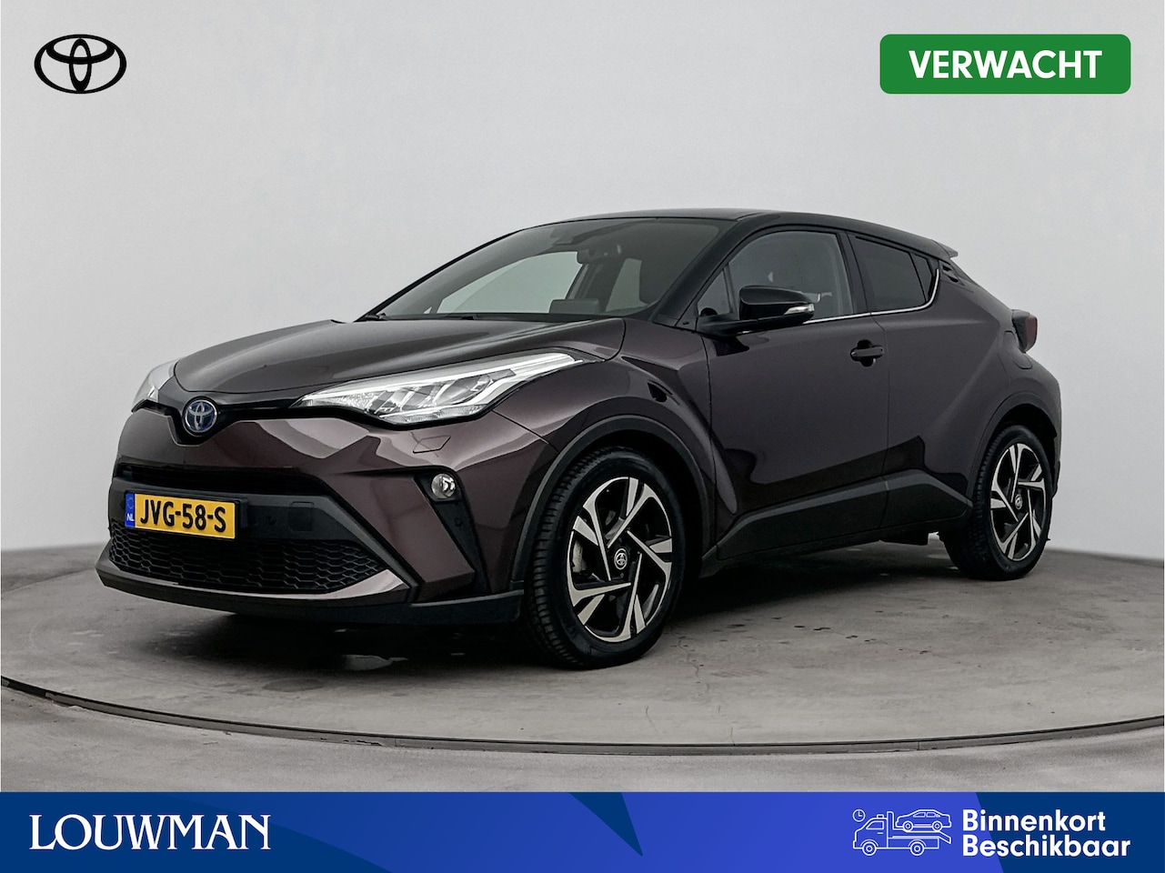 Toyota C-HR - 1.8 Hybrid Style | Half Leder/Alcantara bekleding | Elektrisch verstelbare stoel | Stoel+s - AutoWereld.nl