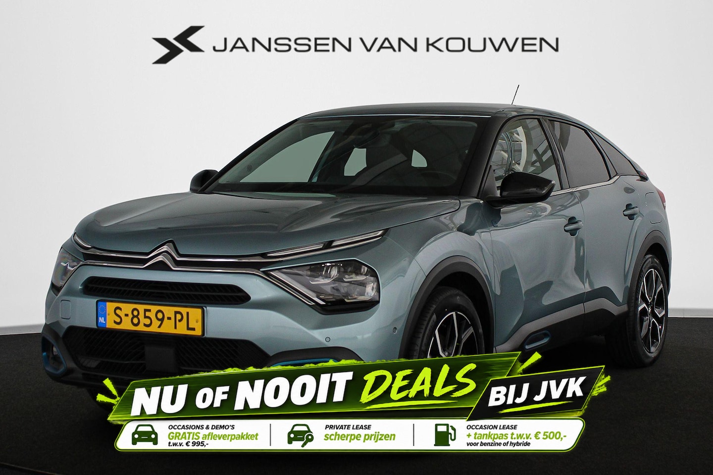 Citroën Ë-C4 - Shine 50 kWh Stoelverwarming Keyless Head-Up Camera SOH 100% - AutoWereld.nl