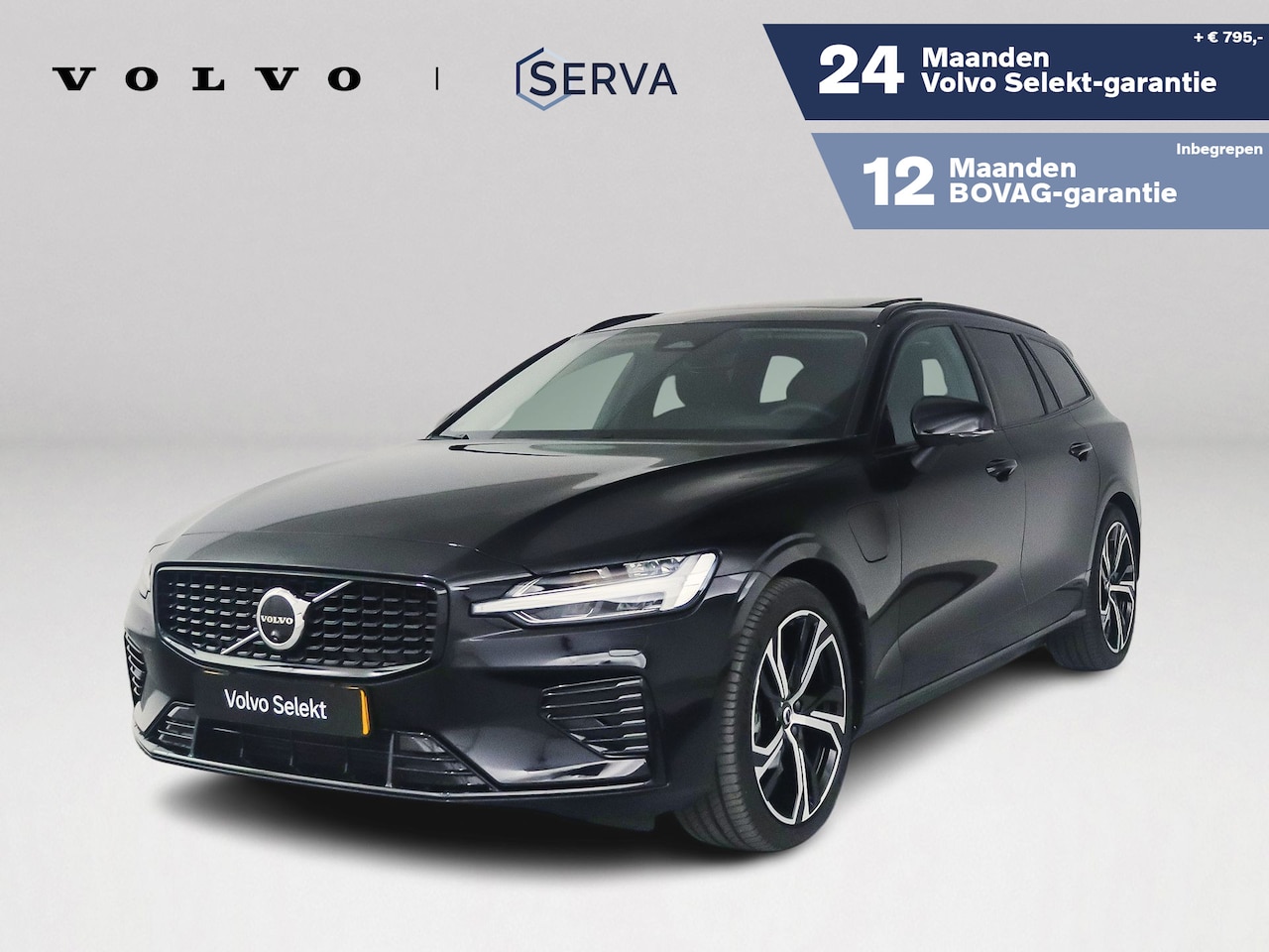 Volvo V60 - T6 Plug-in hybrid AWD Ultra Dark | Panoramadak | 360° camera | Harman Kardon | Head-up dis - AutoWereld.nl