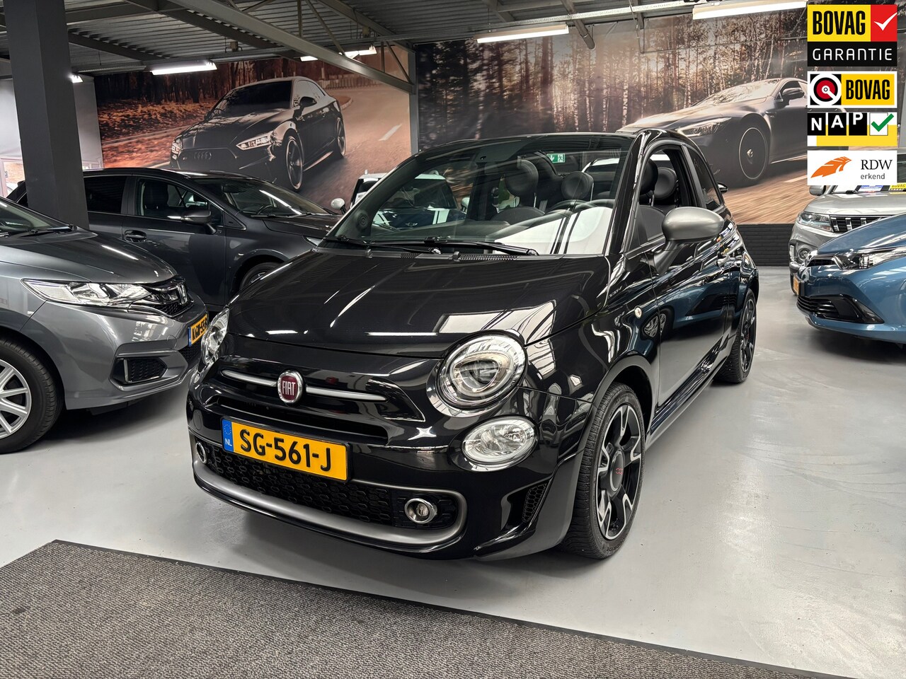 Fiat 500 - 0.9 TwinAir Turbo Sport / Navigatie / Cabrio - AutoWereld.nl