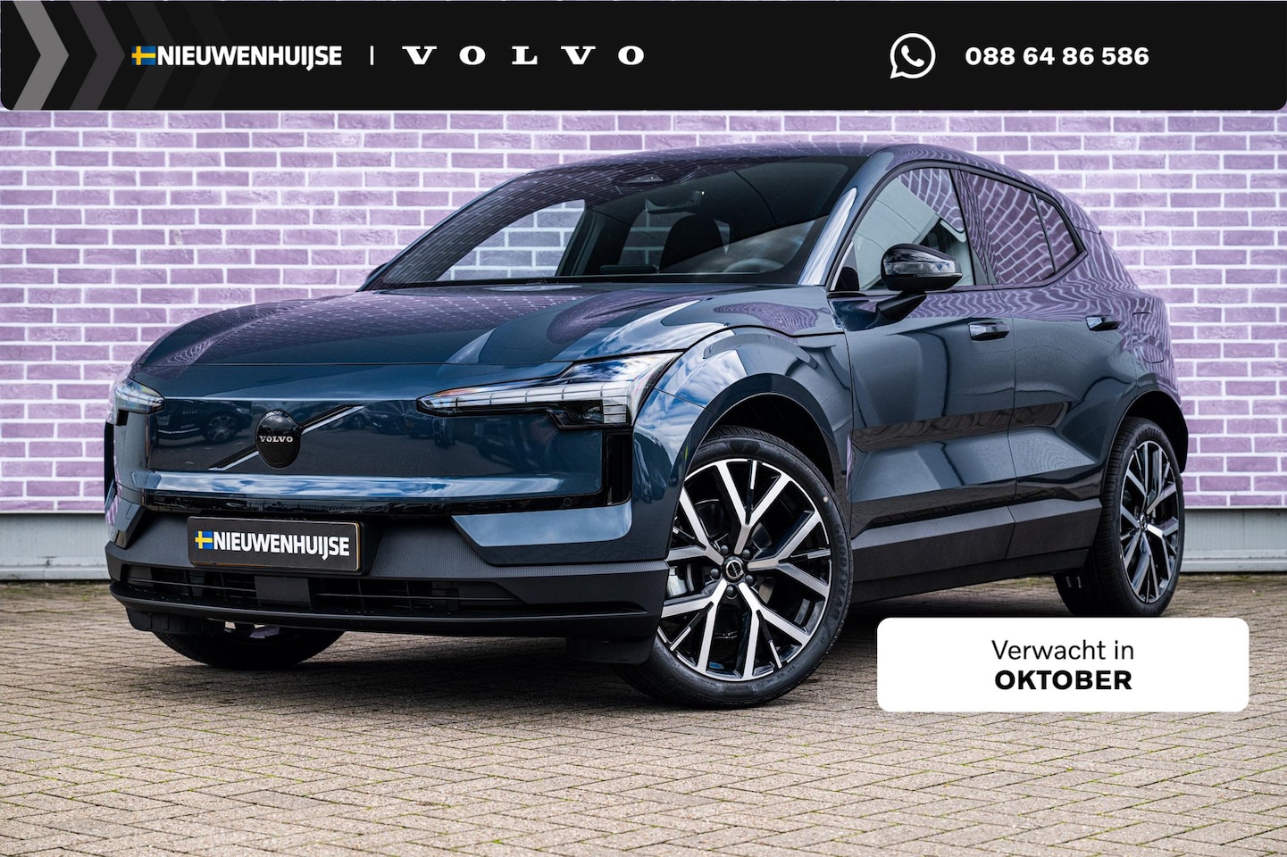 Volvo EX30 - P5 Long Range Plus Black Edition Europa 69 kWh | Black Interieur | 20" | Elektrische voors - AutoWereld.nl