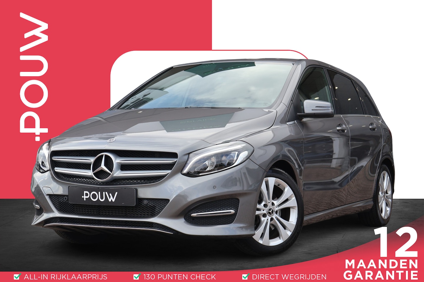 Mercedes-Benz B-klasse - 180 122pk AUT Ambition | Trekhaak | Leder | Camera | Navigatie | PDC - AutoWereld.nl