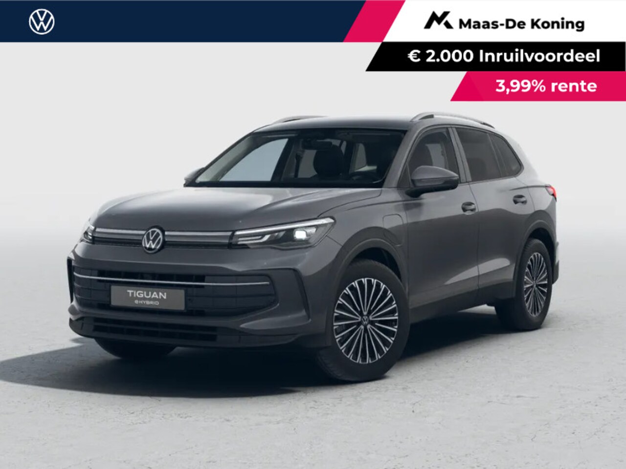 Volkswagen Tiguan - Limited Edition 1.5 eHybrid 204 PK 6 versn. DSG · Design Pakket Dark · Trekhaak inklapbaar - AutoWereld.nl