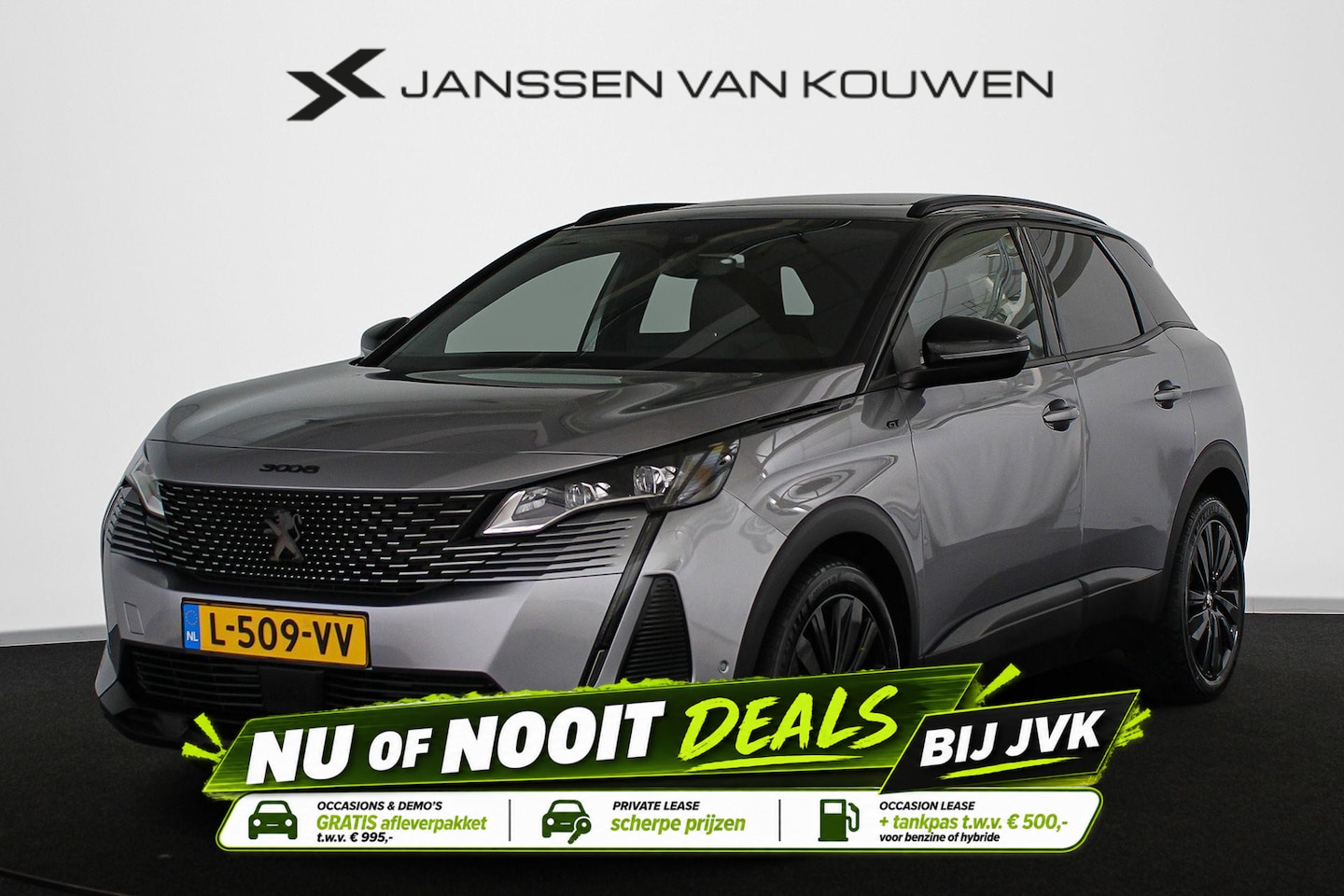 Peugeot 3008 - 1.6 PureTech GT Panoramadak FOCAL Trekhaak Memory Stoelverwarming - AutoWereld.nl