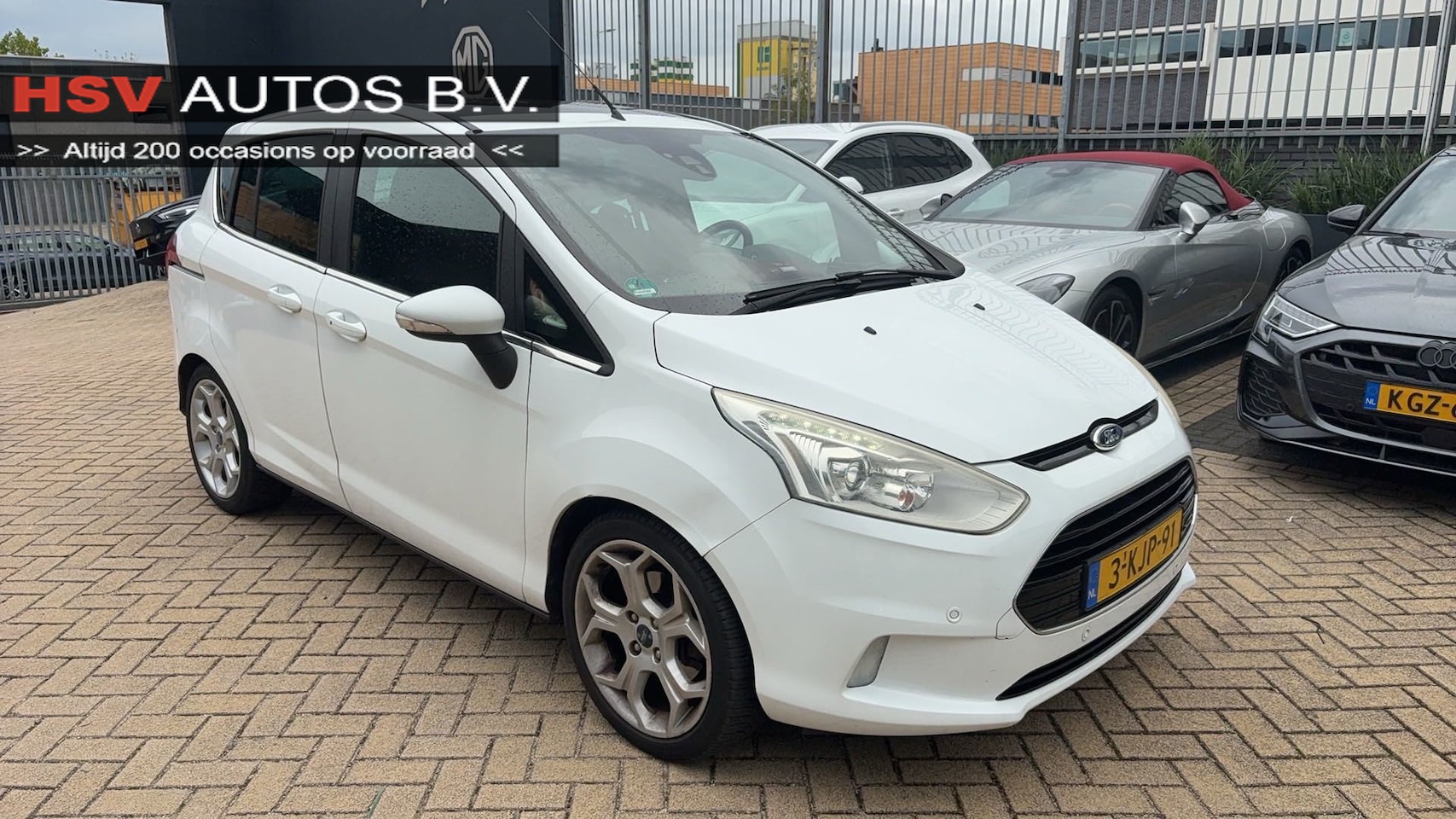 Ford B-Max - 1.0 EcoBoost Titanium navi 1/2 leer panodak org NL - AutoWereld.nl