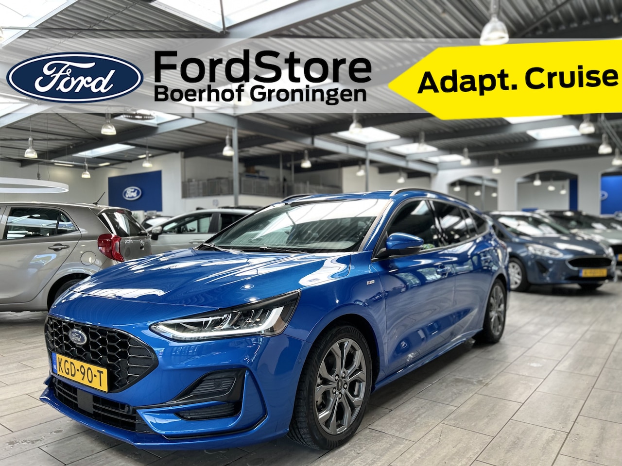 Ford Focus Wagon - Ecoboost Hybrid 155 pk ST-line | Winter Pack | LED | Camera | Adapt. Cruise | Apple Carpla - AutoWereld.nl