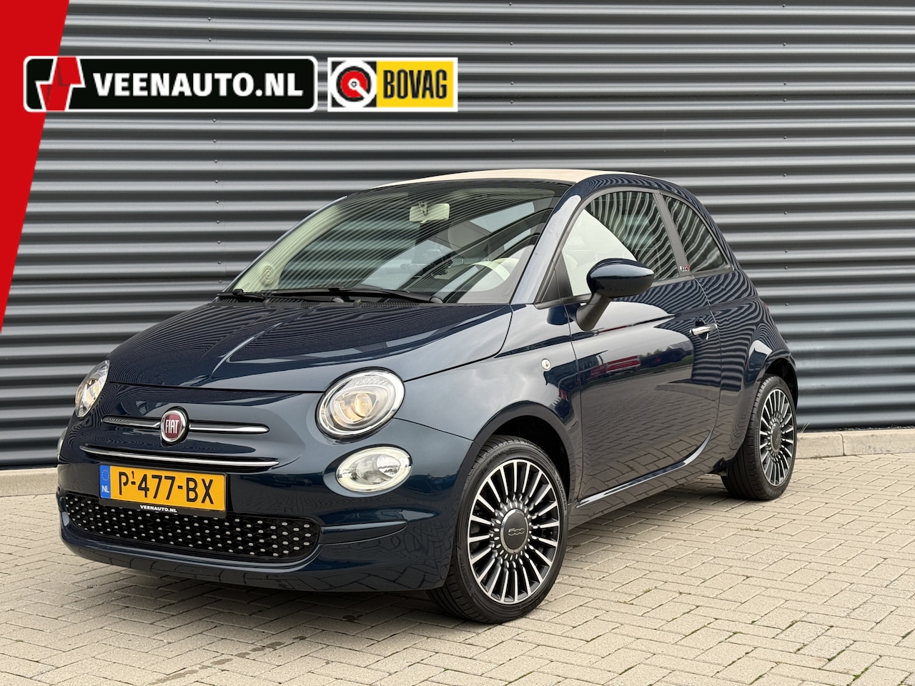 Fiat 500 C - 1.0 Hybrid Lounge Navi/Apple Carplay - AutoWereld.nl