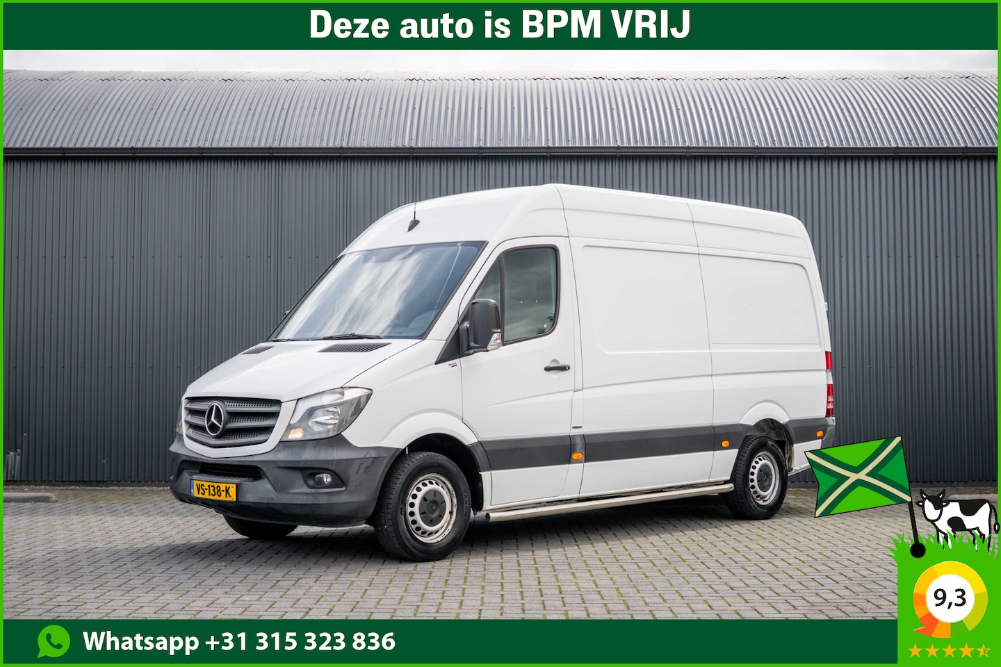 Mercedes-Benz Sprinter - 313 CDI L2H2 | Automaat | Camera | Cruise | Navi | Stoelverw. | Airco | Trekhaak - AutoWereld.nl