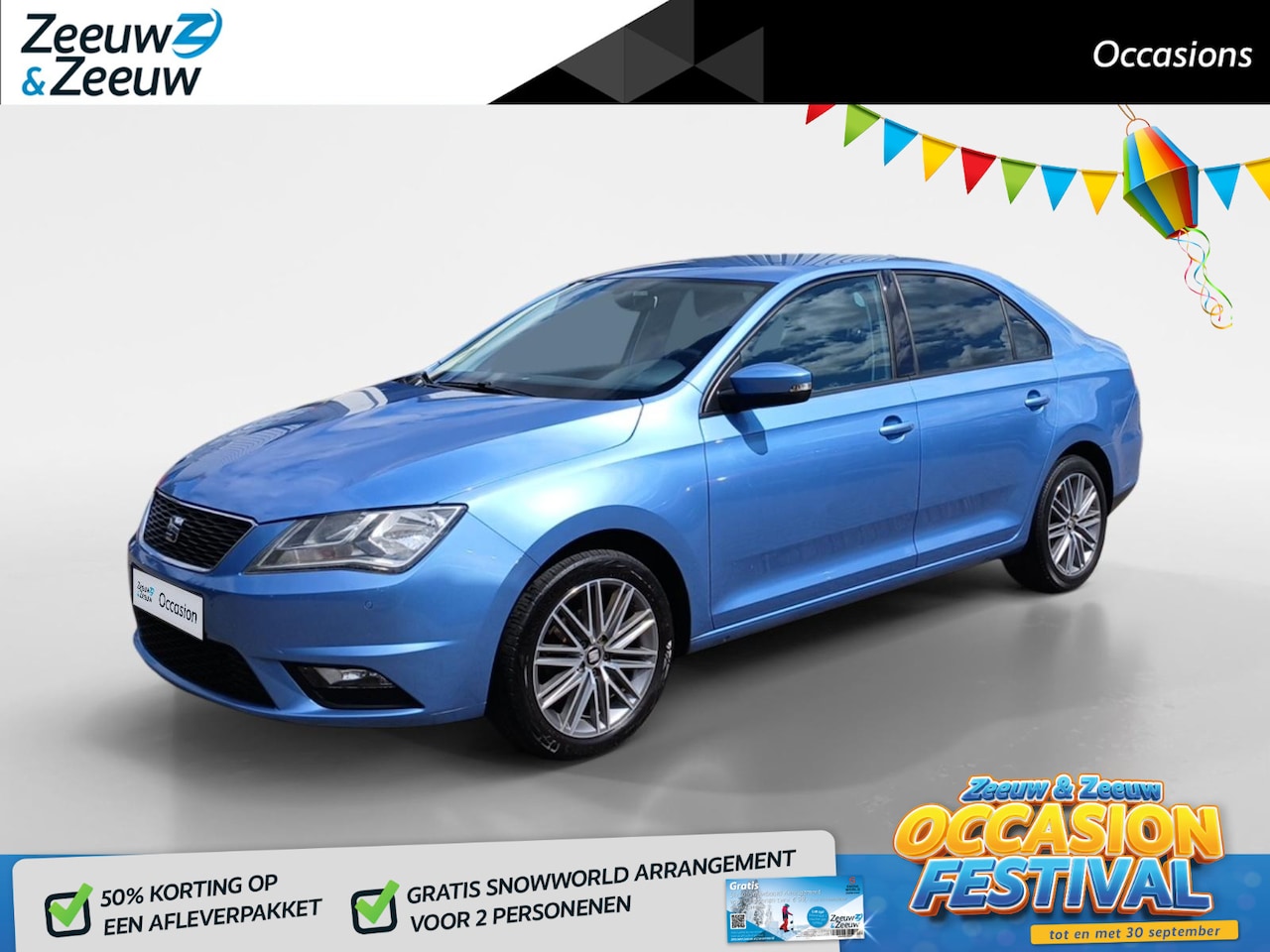 SEAT Toledo - 1.2 TSI Style Connect | Climate | Cruise | Trekhaak | Hatchback! | Navigatie | Sensoren | - AutoWereld.nl