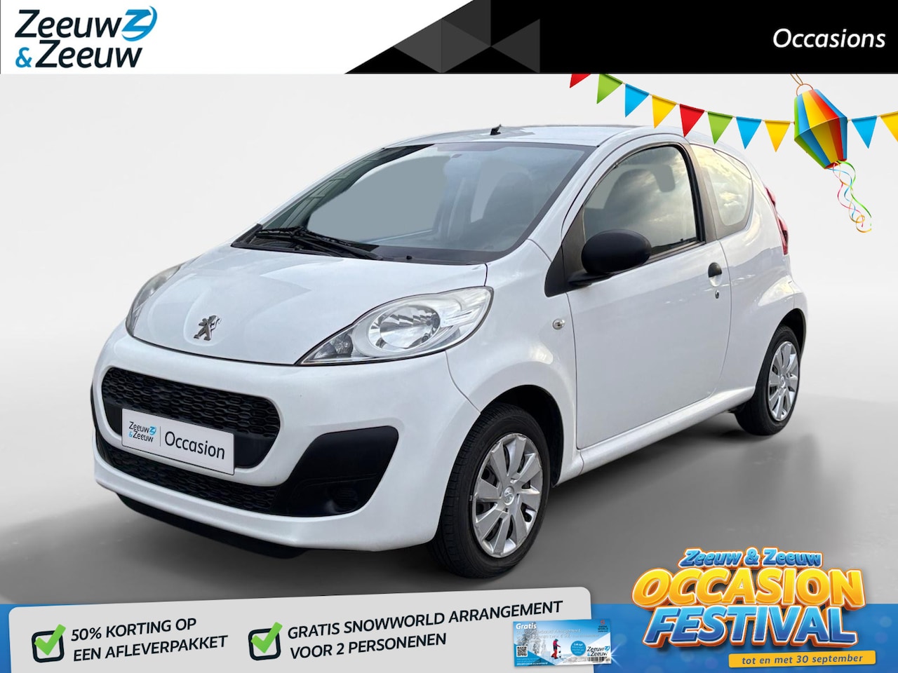 Peugeot 107 - 1.0 Access Basic | NL-AUTO | LAGE KILOMETERSTAND | GEEN STUURBEKRACHTIGING | - AutoWereld.nl