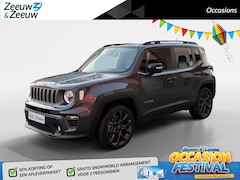 Jeep Renegade - 1.5T e-Hybrid S 190PK AUTOMAAT | Black line| Lichtmetalen velgen| Parkeer sensoren V\A| Na