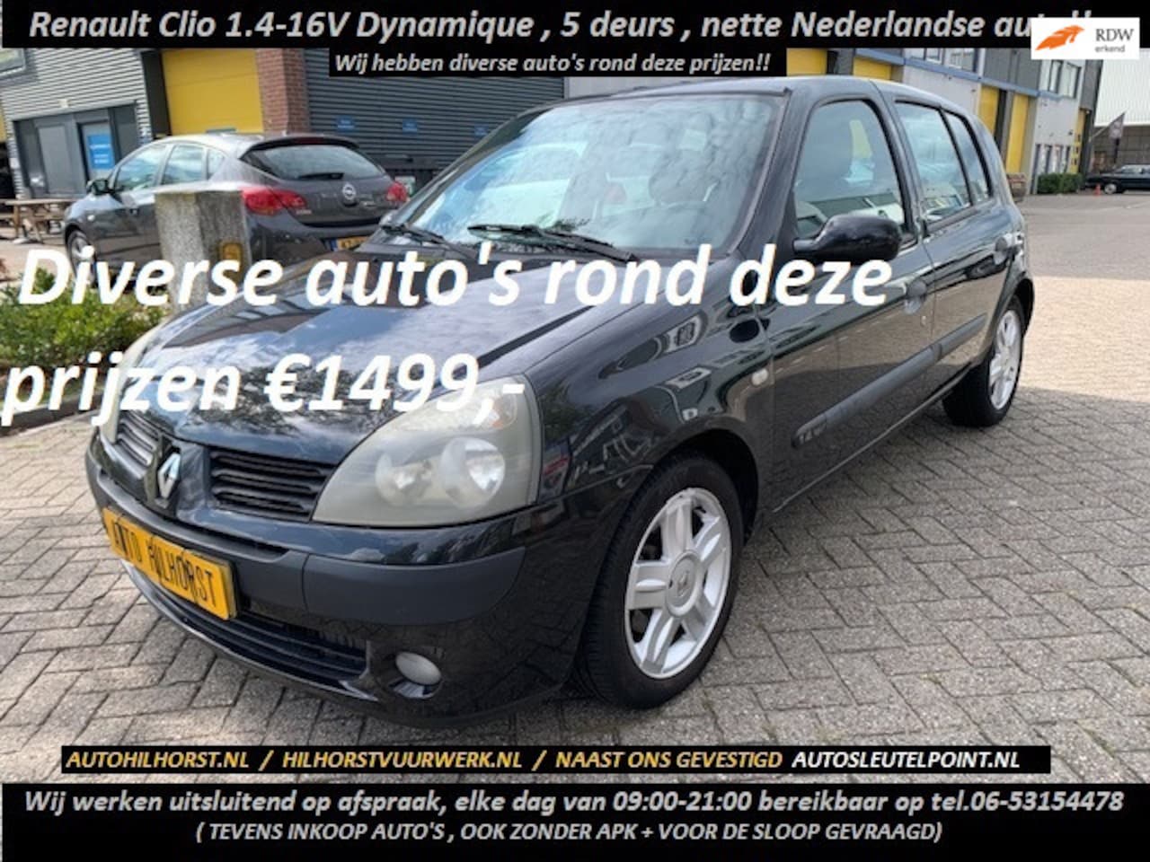 Renault Clio - 1.4-16V Dynamique Luxe Mooie Nedelandse auto! diverse in deze.... - AutoWereld.nl
