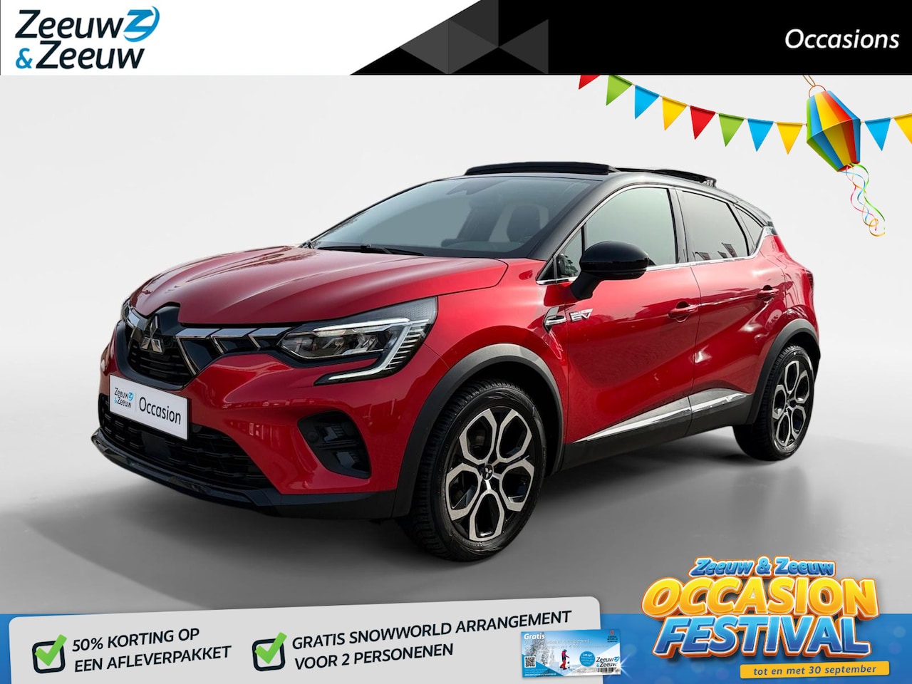 Mitsubishi ASX - 1.6 HEV AT Instyle | Pano dak | Lederen bekleding | Stoel verwarming | HEV | Achteruitrijc - AutoWereld.nl