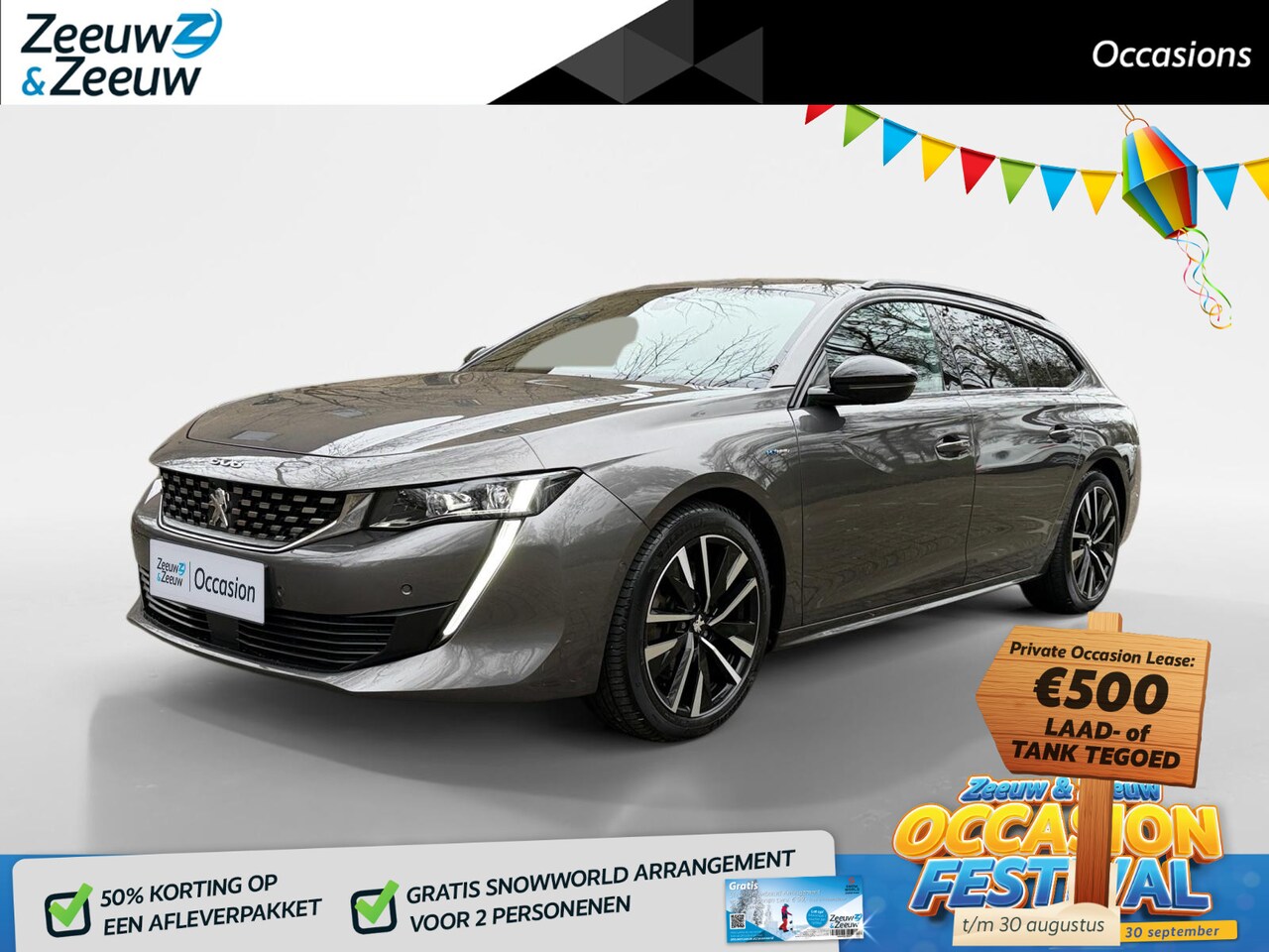 Peugeot 508 SW - 1.6 PureTech GT | Stoelverwarming | Massage | 360 Camera | Nav | Geheugen functie | Telefo - AutoWereld.nl