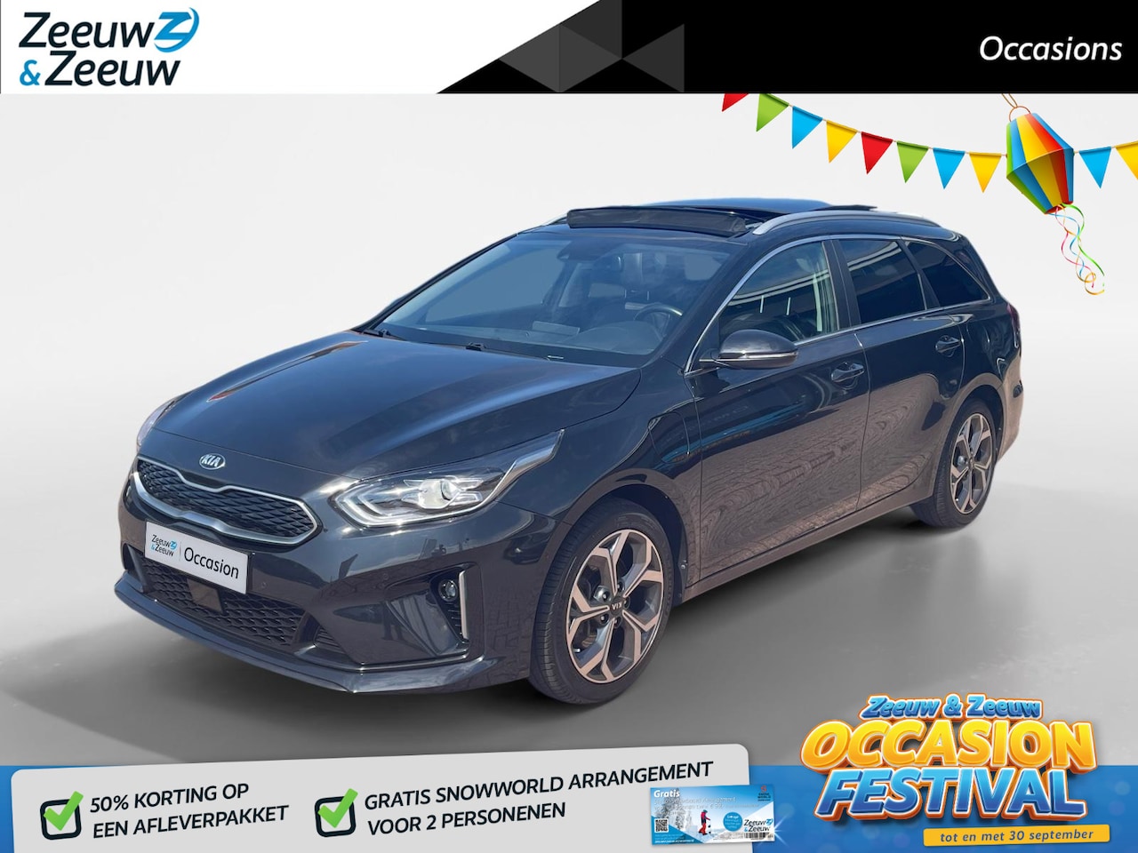 Kia Cee'd Sportswagon - Ceed 1.6 GDI PHEV ExecutiveLine *Automaat*Navi+Camera*Schuif/kanteldak*Climate Control*Ada - AutoWereld.nl