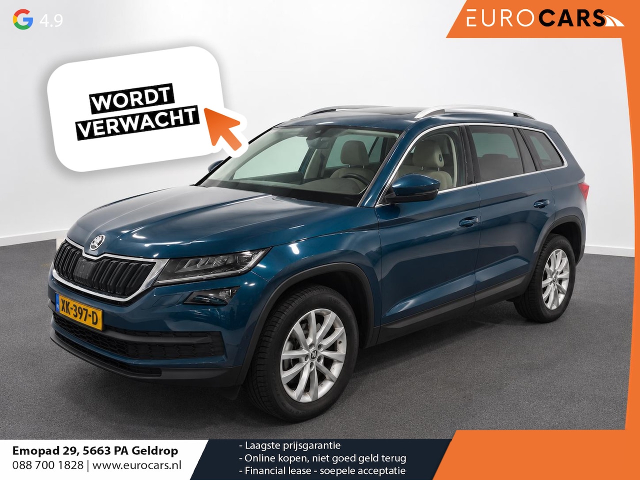 Skoda Kodiaq - 2.0 TSI 4x4 Style Business 7 PERSOONS Elektrische stoelen met geheugen Elek achterklep Nav - AutoWereld.nl