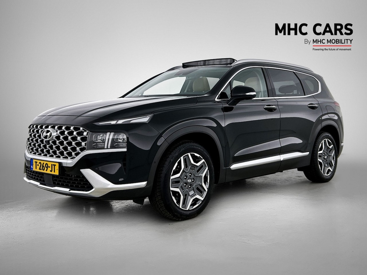 Hyundai Santa Fe - 1.6 T-GDI HEV Premium Sky | Trekhaak | Navi | Clima | Leder | 12 maanden BOVAG | - AutoWereld.nl