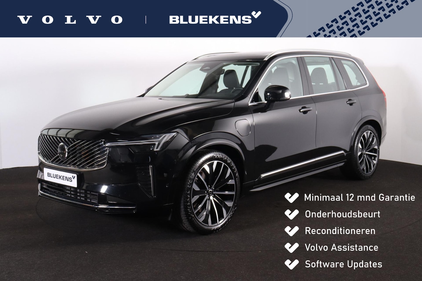 Volvo XC90 - T8 Recharge AWD Ultra Dark - Luchtvering - Panorama/schuifdak - IntelliSafe Assist & Surro - AutoWereld.nl