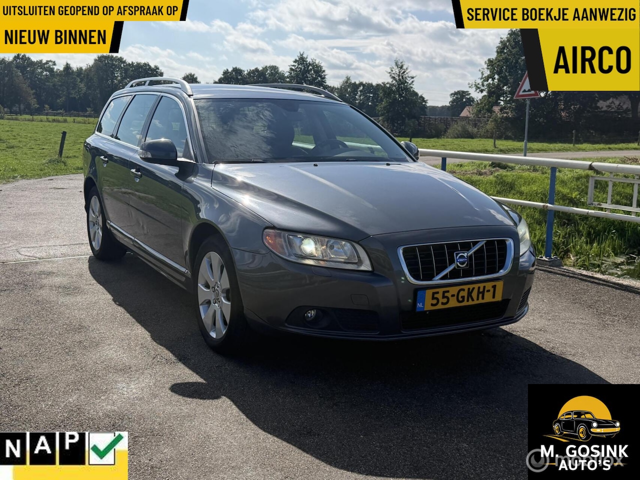 Volvo V70 - 2.0 Summum Leder Airco Trekhaak Nap - AutoWereld.nl