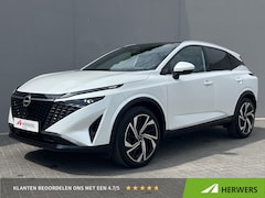 Nissan Qashqai - 1.3 MHEV Xtronic Tekna Plus / 10 Jaar More / Panoramadak / HUD / BOSE / ACC / Luxe Lederen